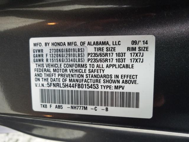 2015 HONDA ODYSSEY EX 5FNRL5H44FB015453