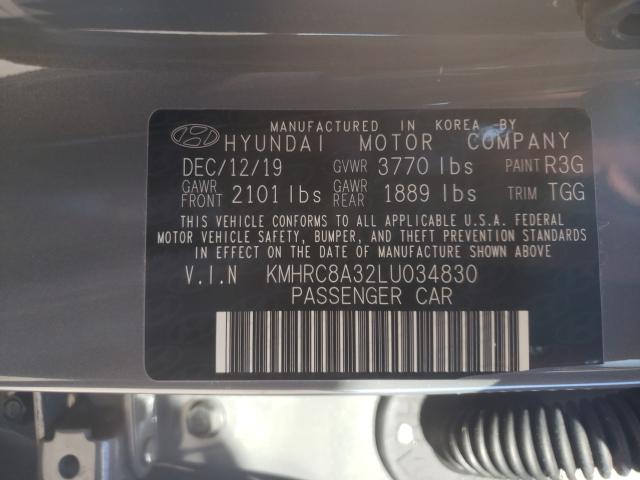 2020 HYUNDAI VENUE SEL KMHRC8A32LU034830