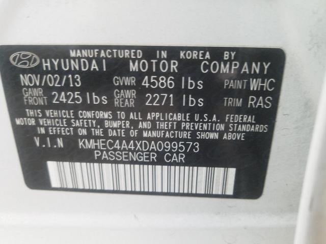 2013 HYUNDAI SONATA HYB - KMHEC4A4XDA099573