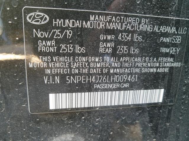 2020 HYUNDAI SONATA LIM 5NPEH4J26LH009461