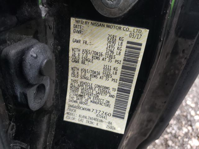 2017 NISSAN FRONTIER 1N6AD0CWXHN737260