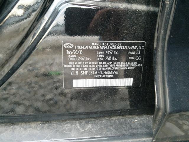 2018 HYUNDAI SONATA SPO 5NPE34AF0JH686598