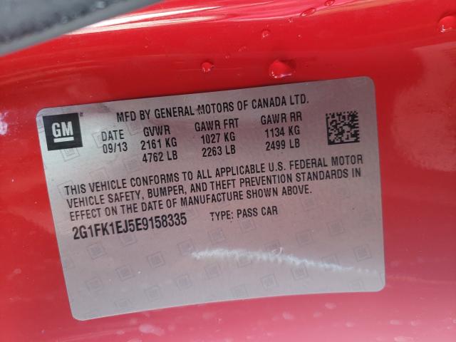 2014 CHEVROLET CAMARO 2SS 2G1FK1EJ5E9158335