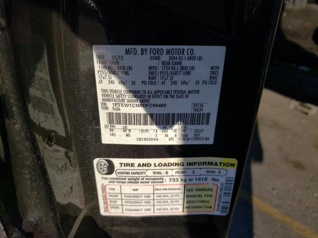 2013 FORD F150 SUPER 1FTEW1CM5DFC66495