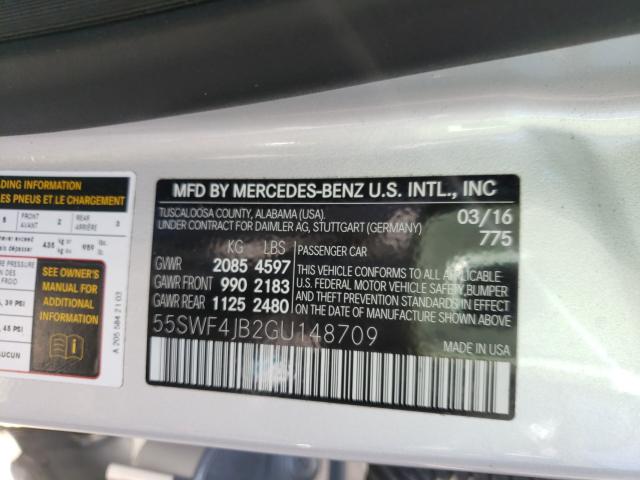2016 MERCEDES-BENZ C 300 55SWF4JB2GU148709