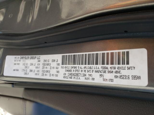 2011 DODGE DURANGO CR 1D4RD4GG9BC711304