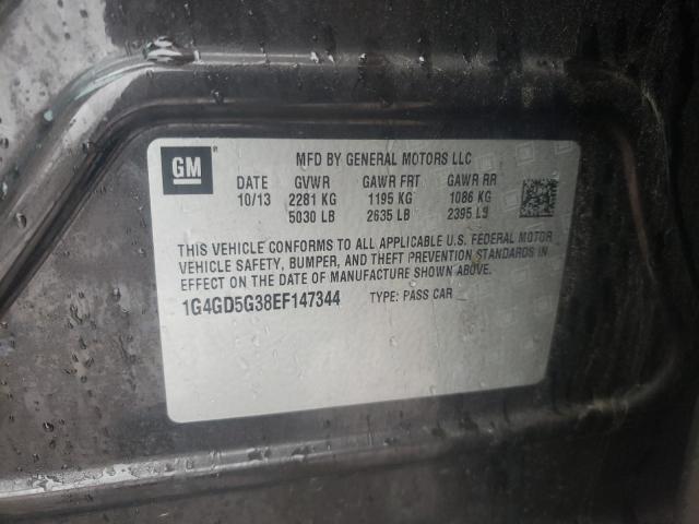 2014 BUICK LACROSSE P 1G4GD5G38EF147344