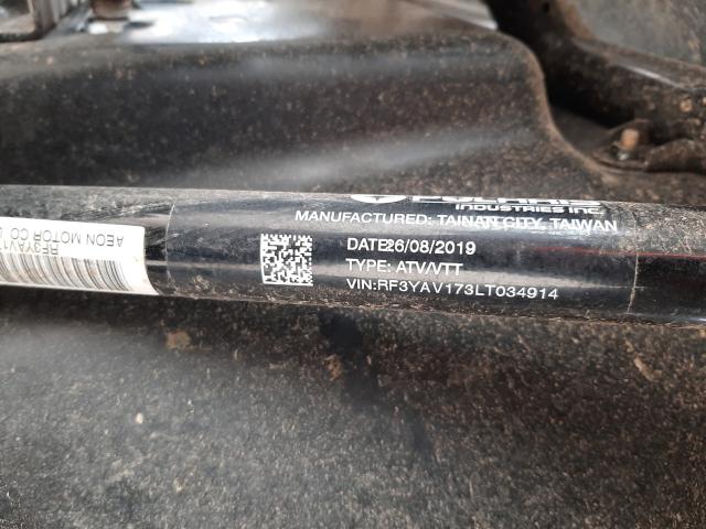 2020 POLARIS RZR 170 RF3YAV173LT034914