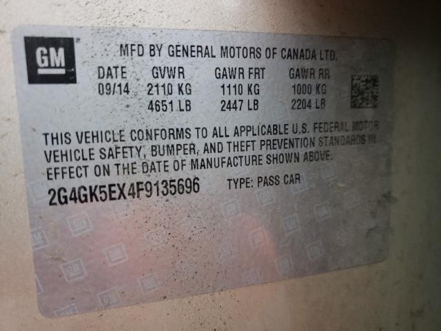 2015 BUICK REGAL 2G4GK5EX4F9135696