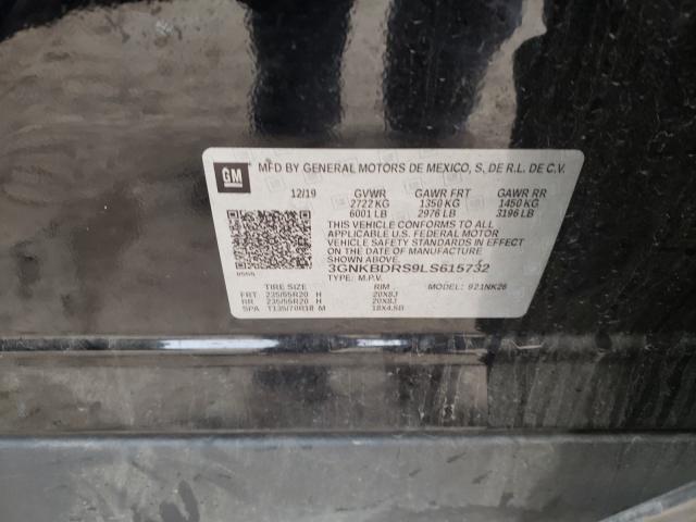 2020 CHEVROLET BLAZER 3LT 3GNKBDRS9LS615732