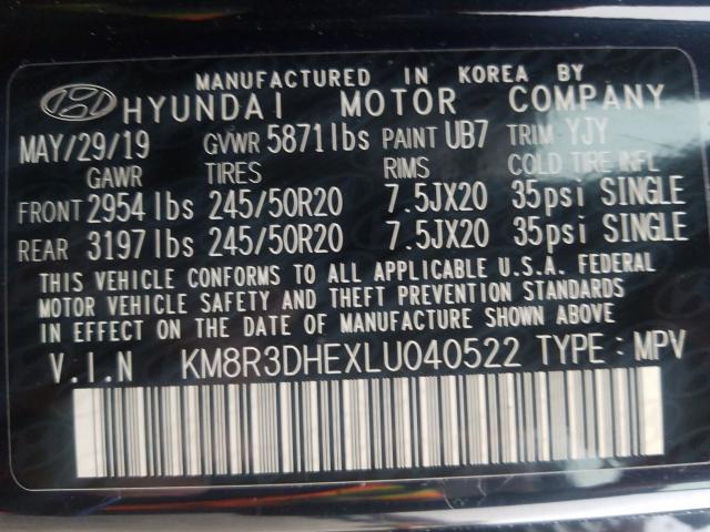 2020 HYUNDAI PALISADE S KM8R3DHEXLU040522