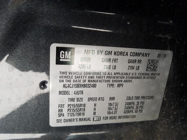 2017 BUICK ENCORE SPO KL4CJ1SBXHB032480