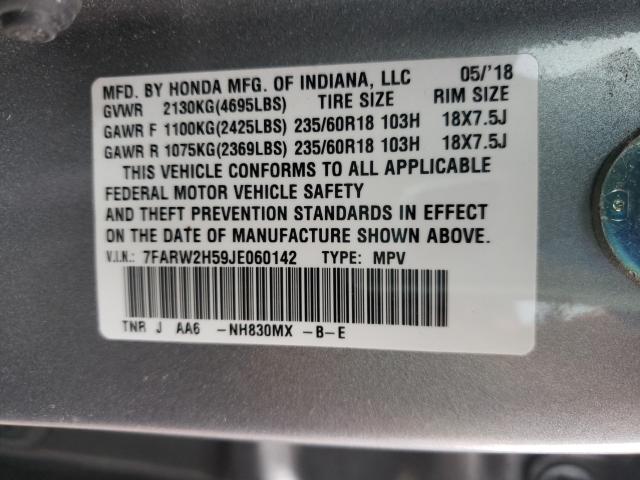 2018 HONDA CR-V EX 7FARW2H59JE060142