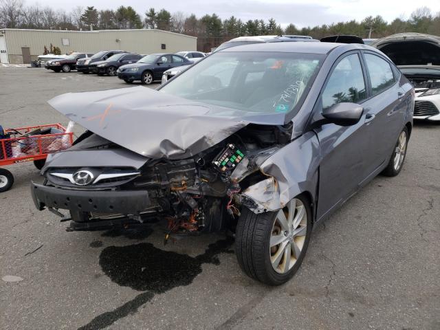 2014 HYUNDAI ACCENT GLS KMHCU4AE2EU762468