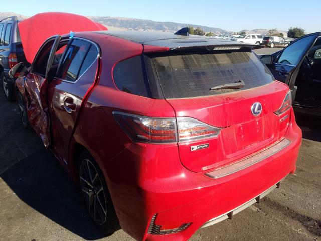 2016 LEXUS CT 200 JTHKD5BH7G2269851