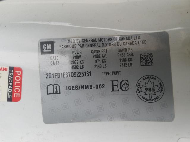 2013 CHEVROLET CAMARO LT 2G1FB1E37D9225131