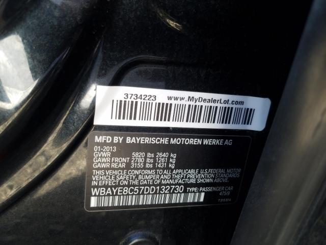 2013 BMW 750LI - WBAYE8C57DD132730