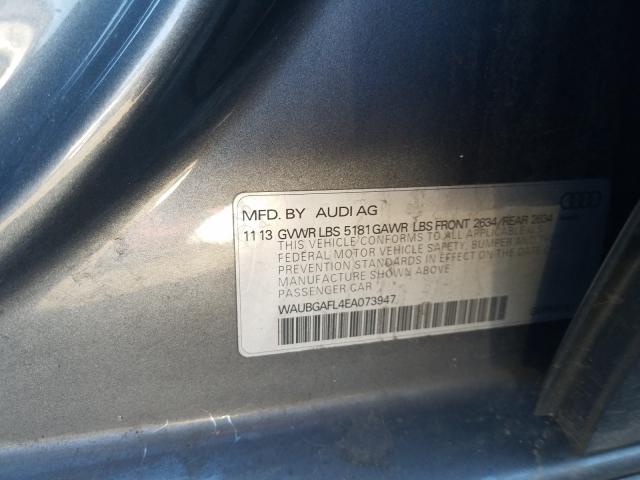 2014 AUDI S4 PREMIUM WAUBGAFL4EA073947