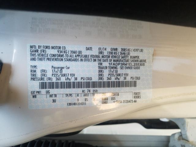 2014 FORD FOCUS BEV 1FADP3R41EL255305