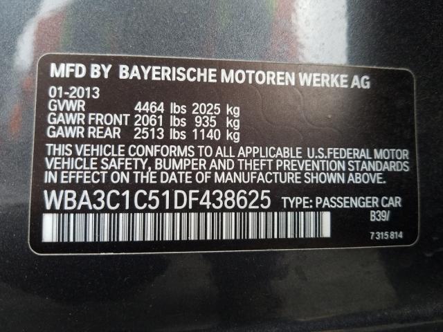 2013 BMW 328 I SULE WBA3C1C51DF438625
