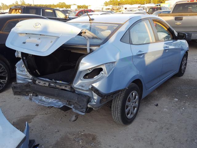 2014 HYUNDAI ACCENT KMHCT4AEXEU727115