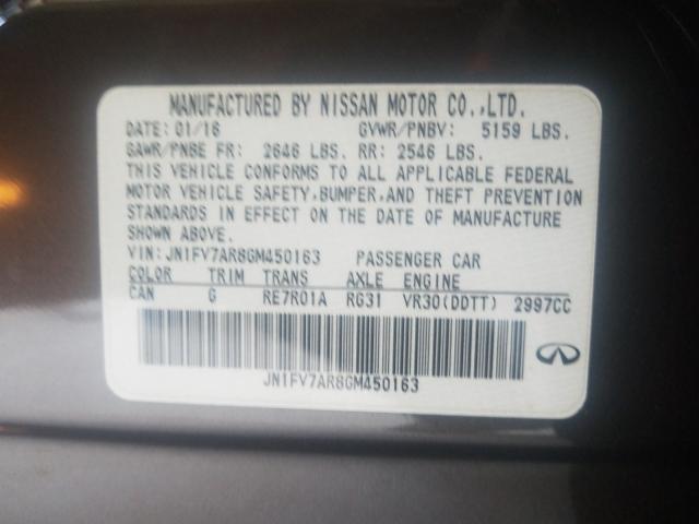 2016 INFINITI Q50 RED SP JN1FV7AR8GM450163