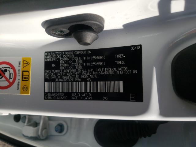 2019 LEXUS NX 300 BAS JTJYARBZ7K2117966
