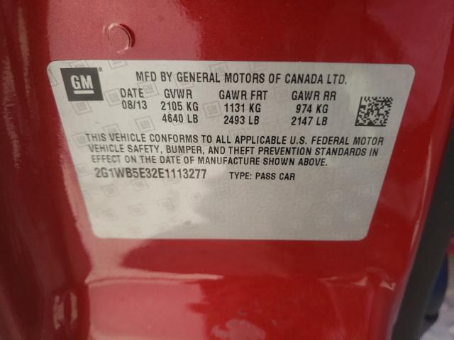 2014 CHEVROLET IMPALA LIM 2G1WB5E32E1113277