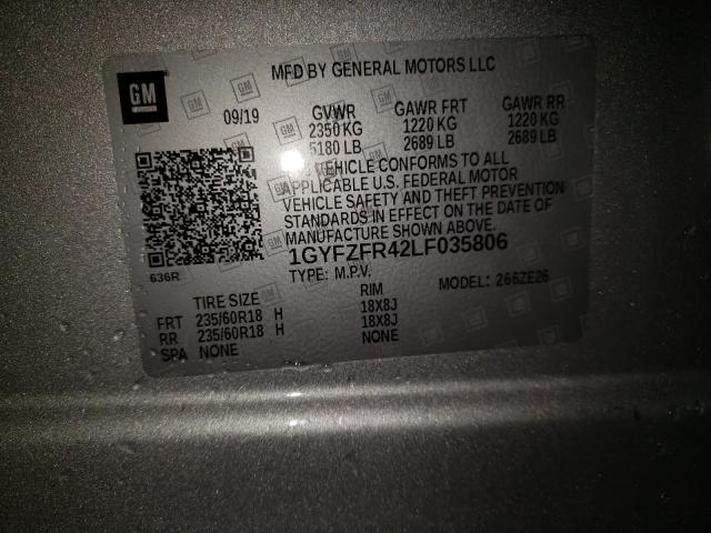 2020 CADILLAC XT4 SPORT 1GYFZFR42LF035806