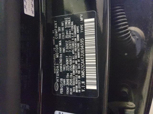 2018 HYUNDAI TUCSON SE KM8J2CA47JU694595