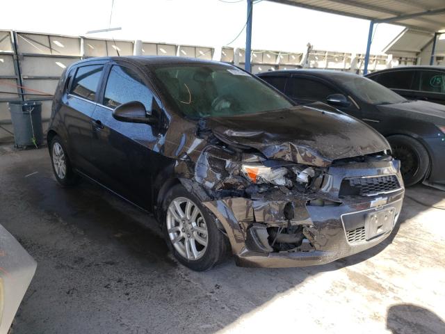 CHEVROLET SONIC LT 2014 black hatchbac gas 1G1JC6SB1E4157803 photo #1
