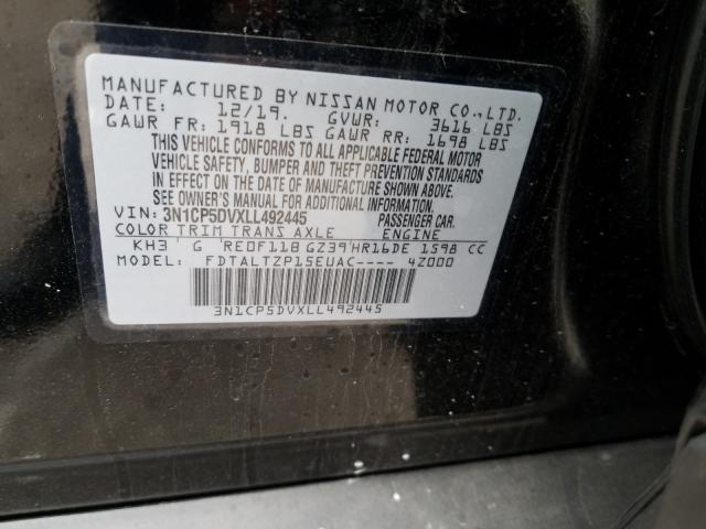 2020 NISSAN KICKS SR 3N1CP5DVXLL492445