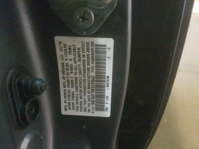 2015 HONDA CIVIC SE 19XFB2F70FE229542