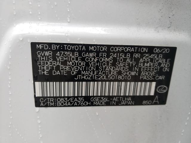 2020 LEXUS IS 350 F-S JTHGZ1E20L5018010