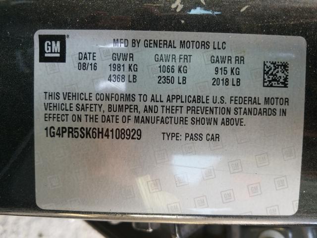 2017 BUICK VERANO SPO 1G4PR5SK6H4108929