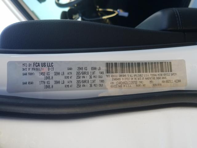 2020 DODGE DURANGO SX 1C4RDHAG3LC129732