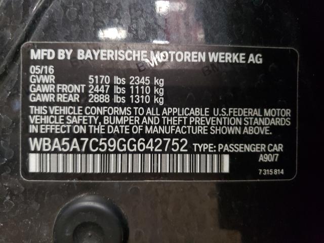 2016 BMW 528 XI WBA5A7C59GG642752