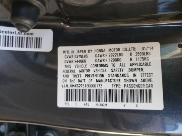 2014 ACURA RLX SPORT JH4KC2F51EC000172