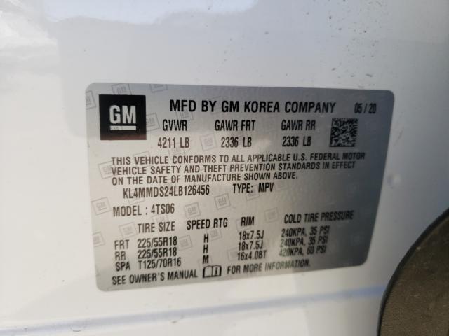 2020 BUICK ENCORE GX KL4MMDS24LB126456