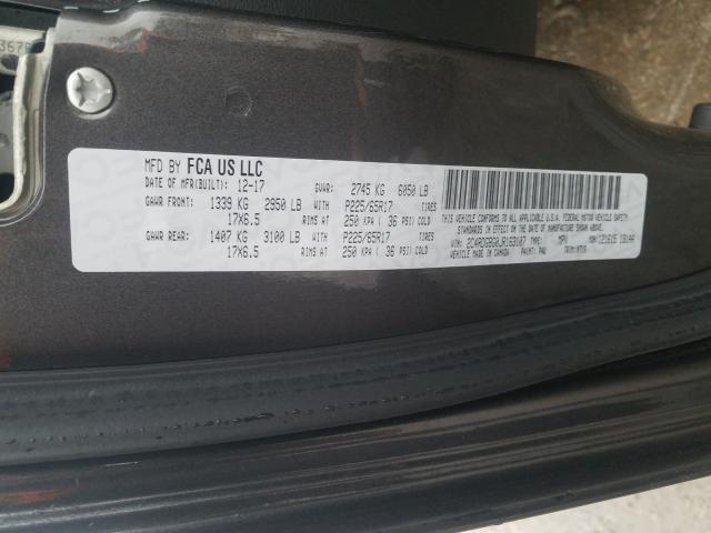 2018 DODGE GRAND CARA 2C4RDGBG0JR163107