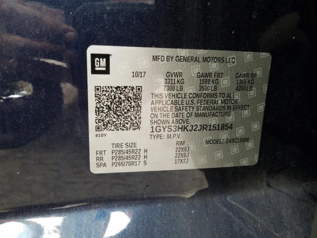 2018 CADILLAC ESCALADE E 1GYS3HKJ2JR151854