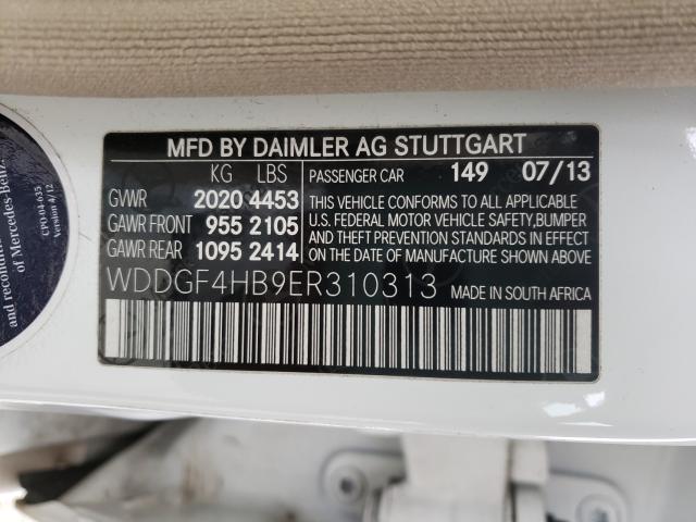 2014 MERCEDES-BENZ C 250 WDDGF4HB9ER310313