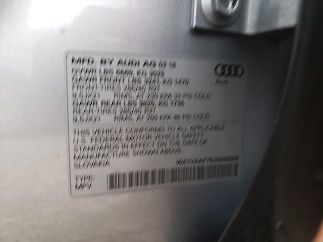 VIN WA1VAAF76JD036566 2018 Audi Q7, Prestige no.10