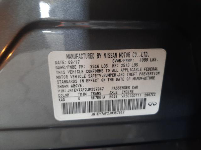 2018 INFINITI Q50 LUXE JN1EV7AP2JM357947