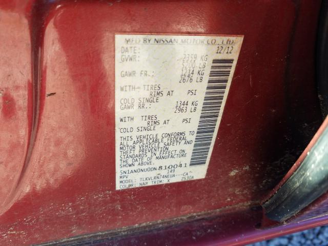 2013 NISSAN XTERRA X 5N1AN0NU0DN810041