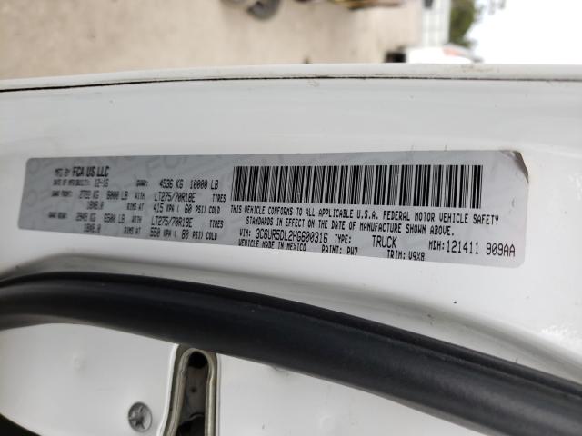 2017 RAM 2500 SLT 3C6UR5DL2HG600316