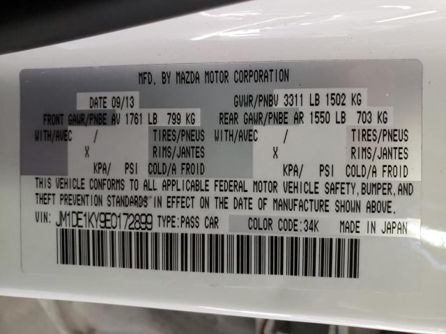 2014 MAZDA MAZDA2 SPO JM1DE1KY9E0172899