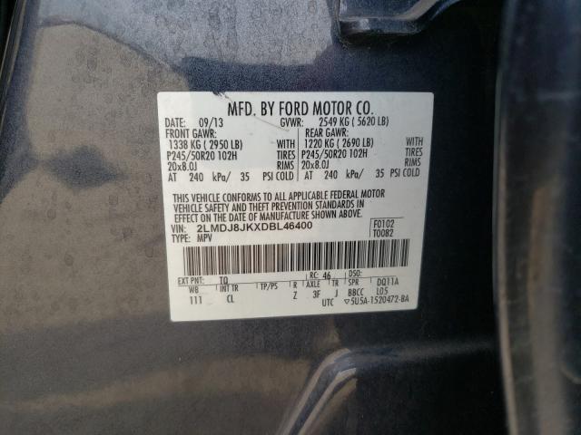 2013 LINCOLN MKX 2LMDJ8JKXDBL46400