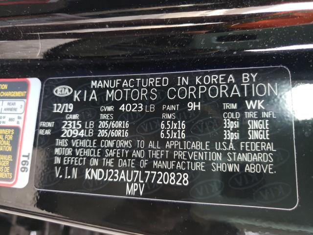 2020 KIA SOUL LX KNDJ23AU7L7720828