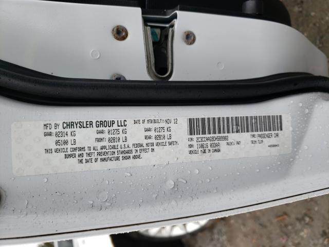 2013 CHRYSLER 300 2C3CCAAG9DH589982